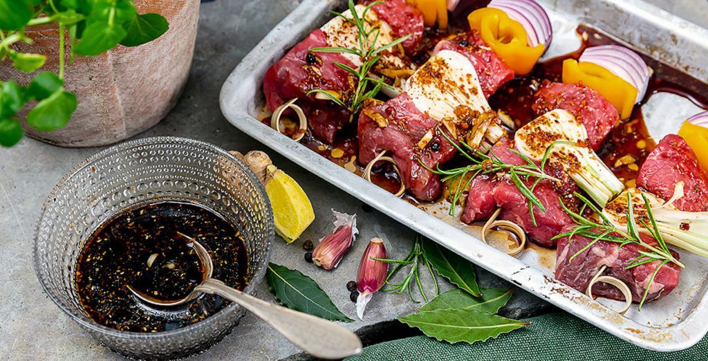 Blogg grillspett på japanskt vis