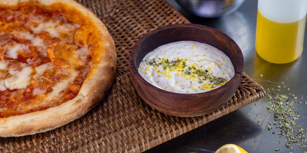 Oregano-dipp med citron